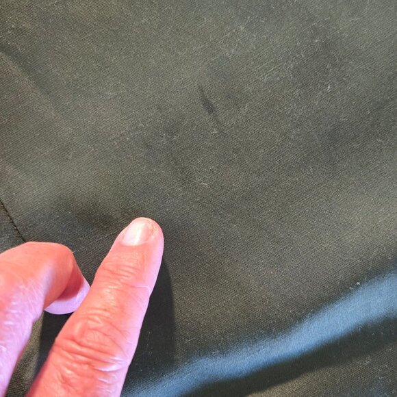 WORTH, New York Mossy Green Rayon & Linen Satin Dressy Pants SIZE M - Picture 10 of 10